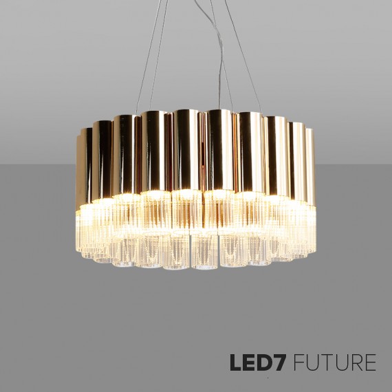 Loft Industry Modern - Crystall Carousel Chandelier